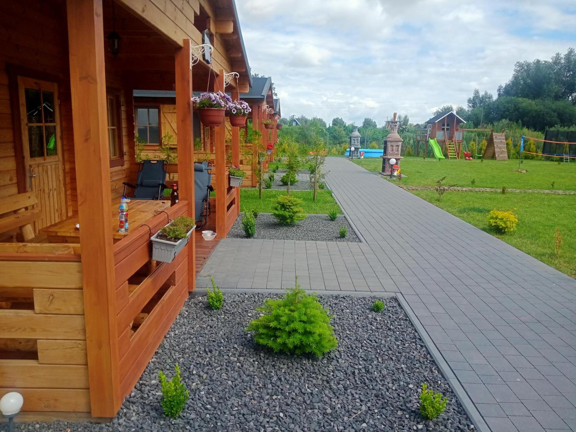 Domki Nad Stawem Стеґна Екстер'єр фото
